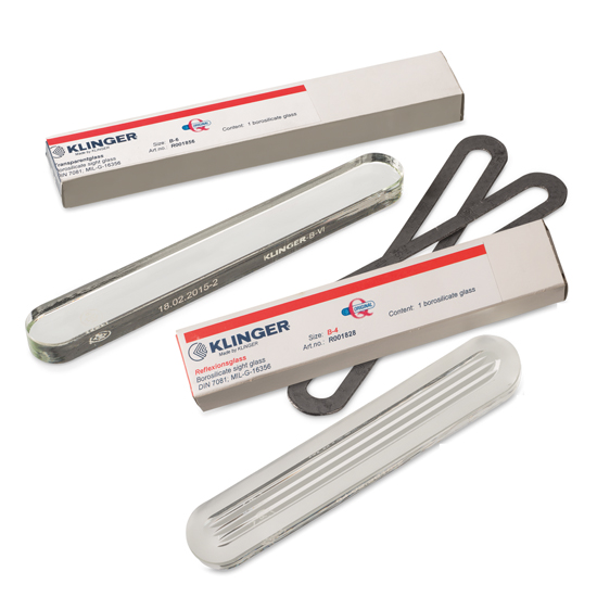 Borosilicaat Reflex en Transparant peilglas&nbsp;&nbsp;|&nbsp;&nbsp;A en B